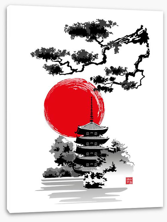 Rising sun pagoda