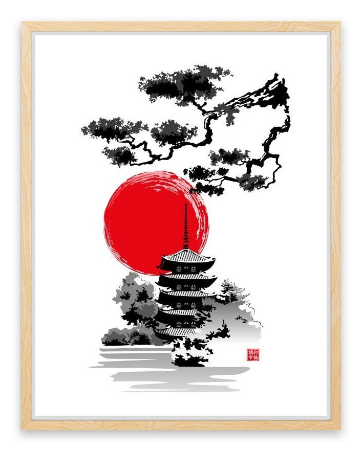Rising sun pagoda