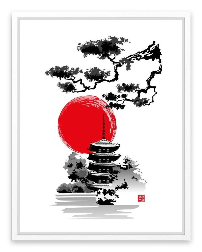 Rising sun pagoda