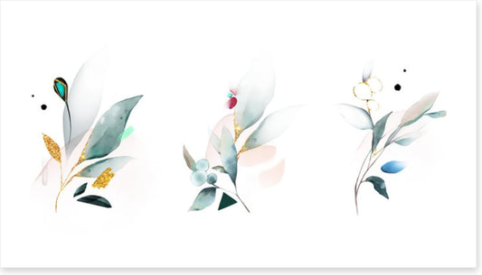 Lovely leaves trio