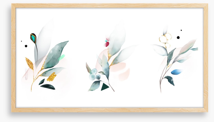 Lovely leaves trio