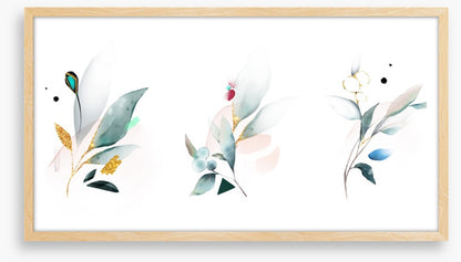 Lovely leaves trio