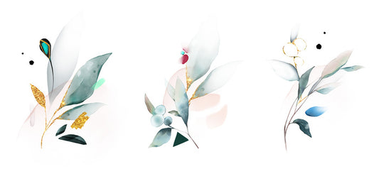 Lovely leaves trio
