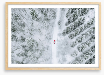 One red car