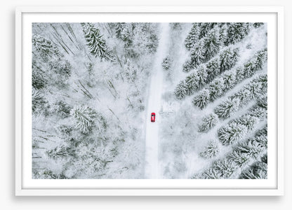 One red car