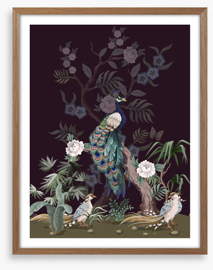 Peacock of the peonies