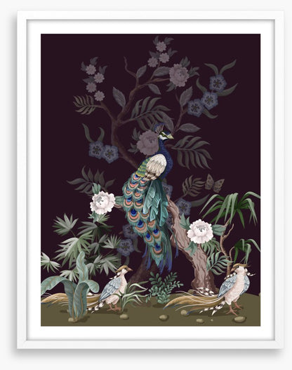 Peacock of the peonies