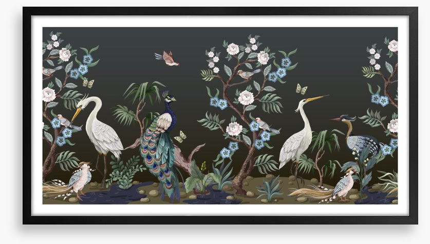 Peacock dream chinoiserie