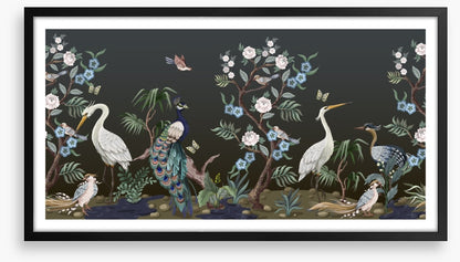 Peacock dream chinoiserie