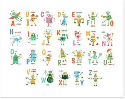 Robot alphabet
