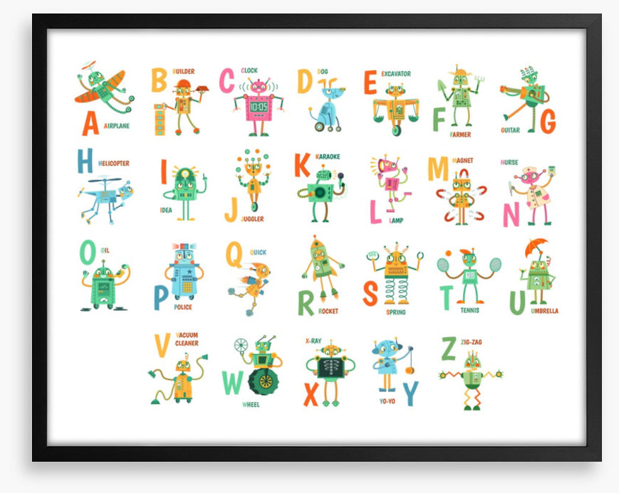 Robot alphabet