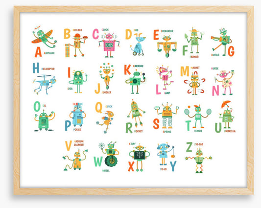 Robot alphabet