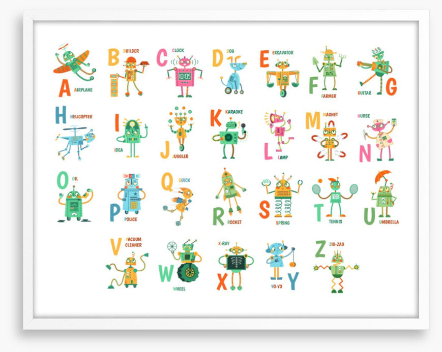 Robot alphabet
