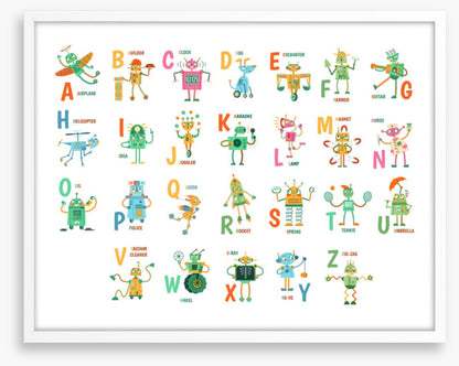 Robot alphabet