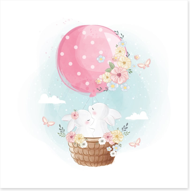 The balloon bunnies