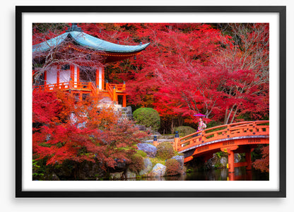 Red temple garden