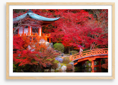 Red temple garden