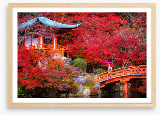 Red temple garden