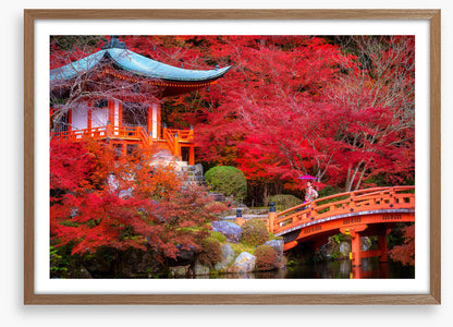Red temple garden