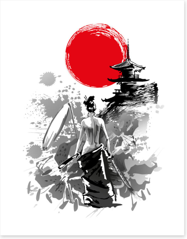Red dawn kunoichi
