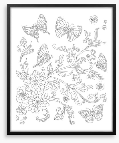 Colour me butterfly bush