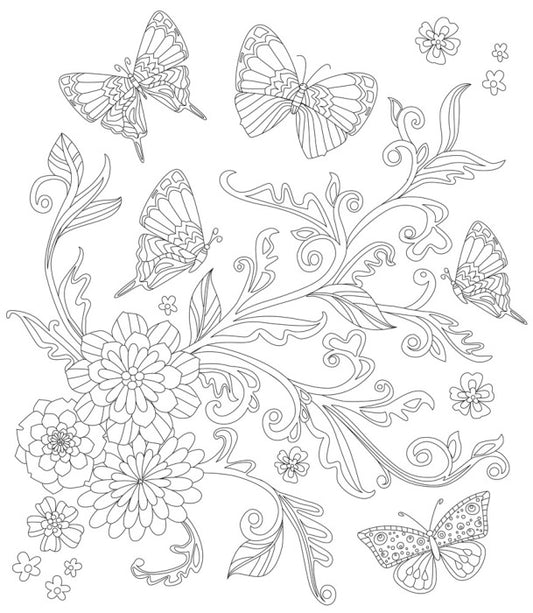 Colour me butterfly bush