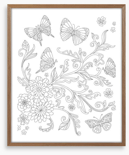 Colour me butterfly bush