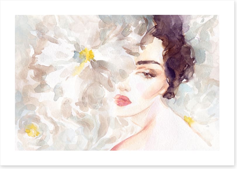 Behind the petals