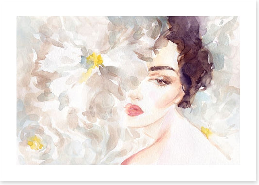 Behind the petals