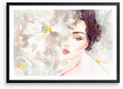 Behind the petals