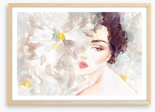 Behind the petals
