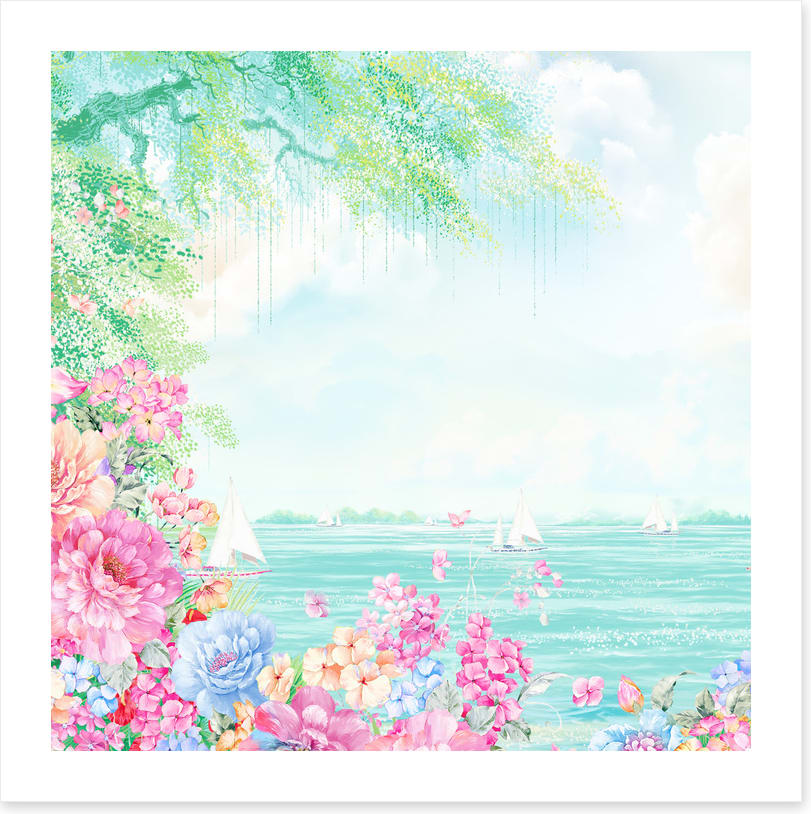 Spring by the sea