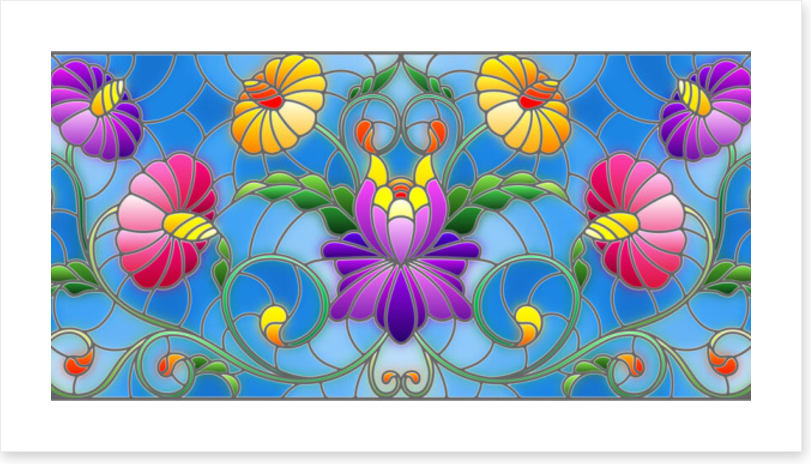 Blue sky bloom window
