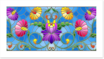 Blue sky bloom window