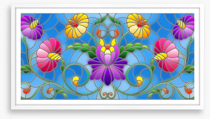 Blue sky bloom window