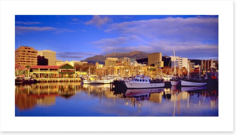 Victoria Dock reflections