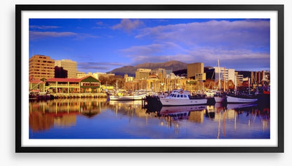 Victoria Dock reflections
