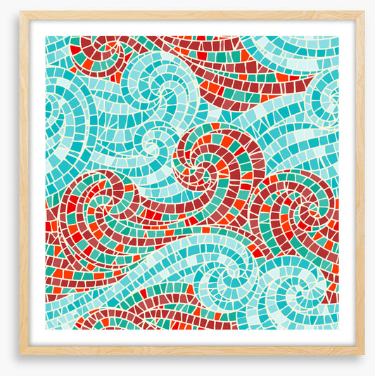 Swirly sea mosaic II