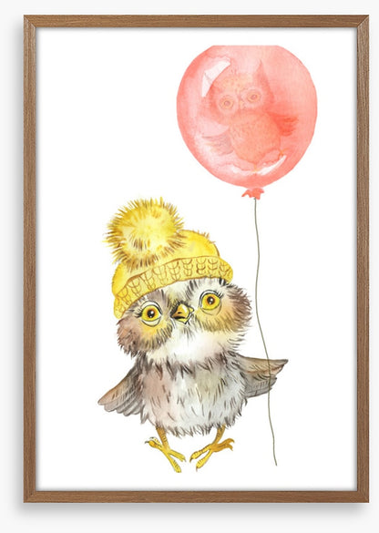 Red balloon owl
