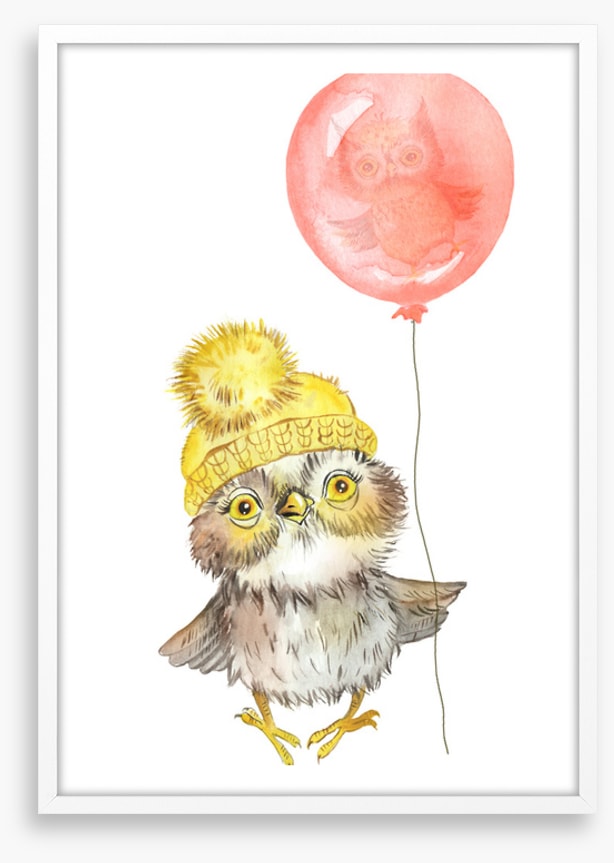 Red balloon owl
