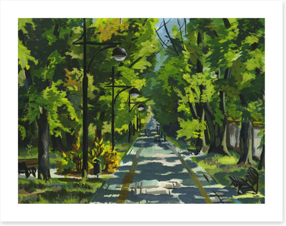Path through the park