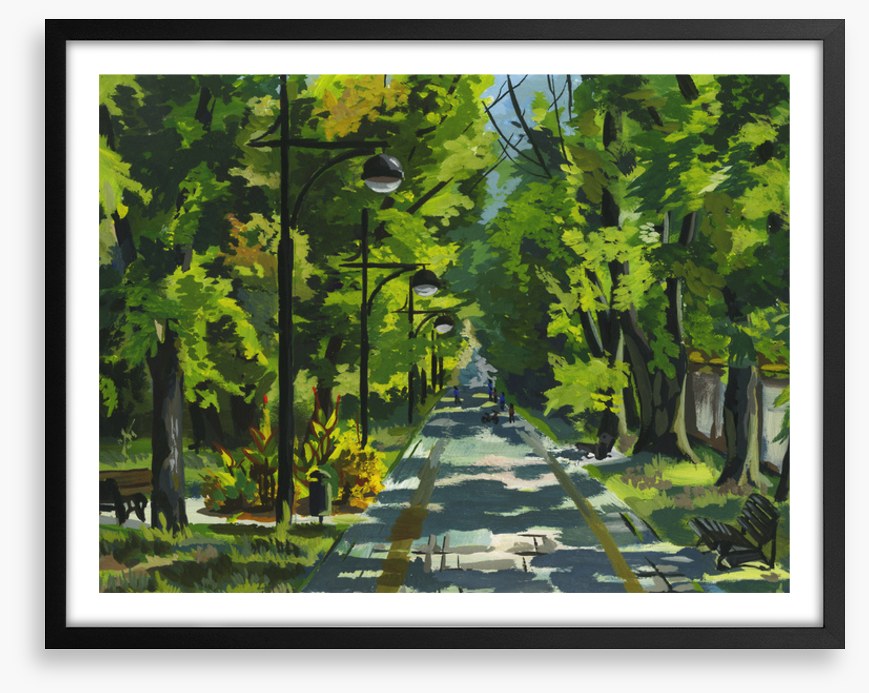 Path through the park