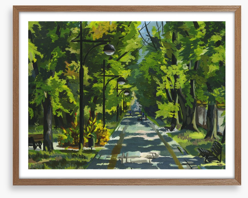 Path through the park