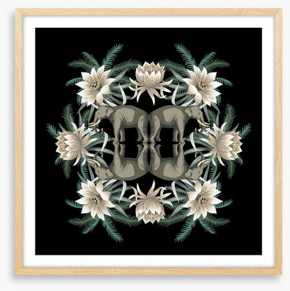 White lotus elephants