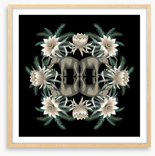 White lotus elephants