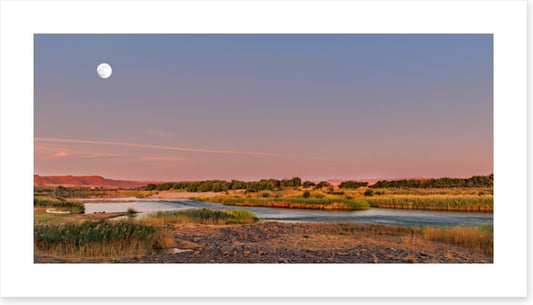 Orange River moon