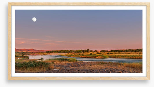 Orange River moon