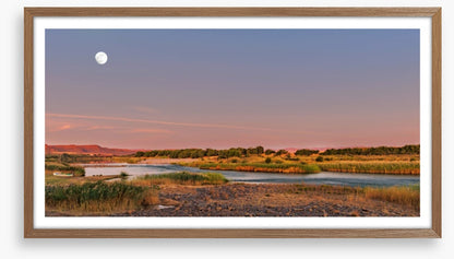Orange River moon