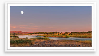 Orange River moon