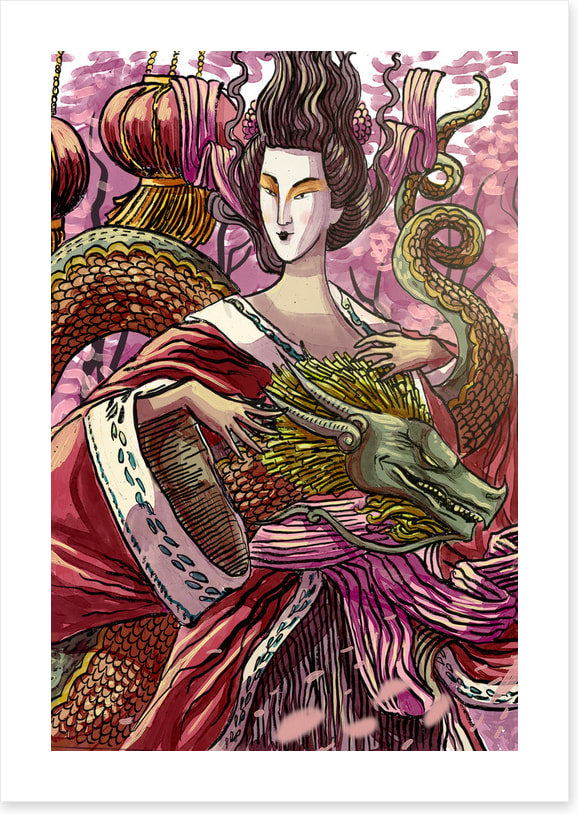 The dragon kimono